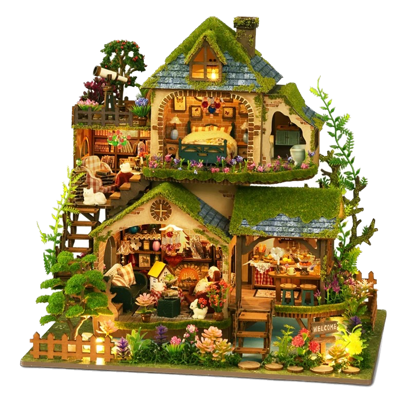 Forest adventure miniature dollhouse from Joyful Memo