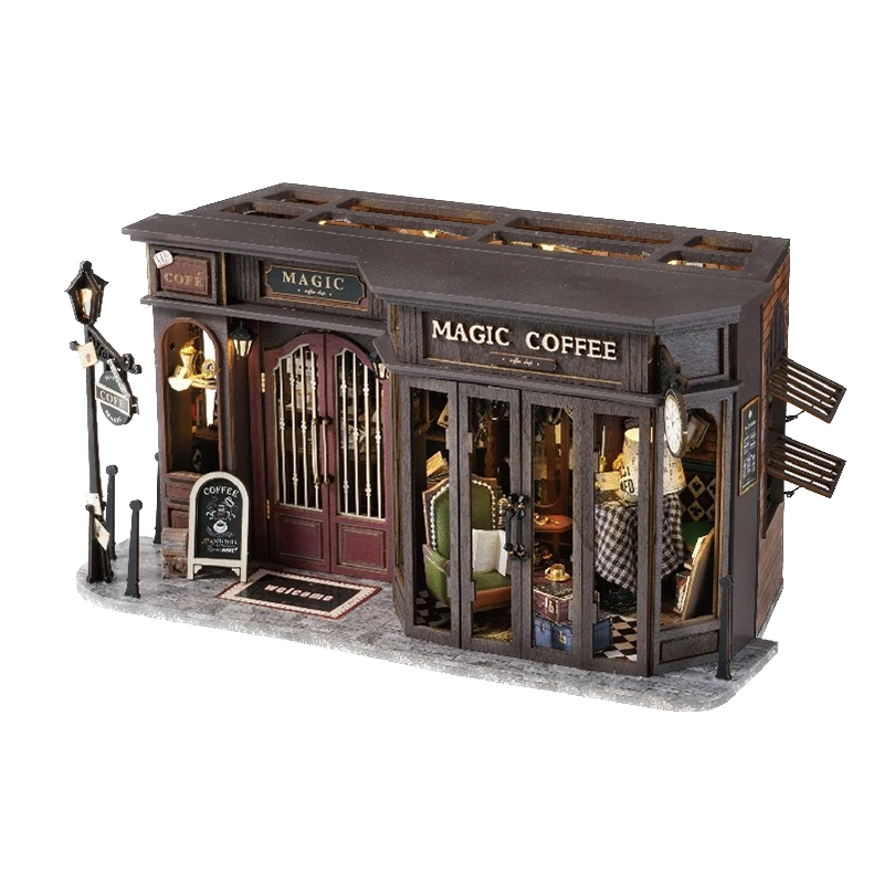 Magic coffee miniature dollhouse from Joyful Memo