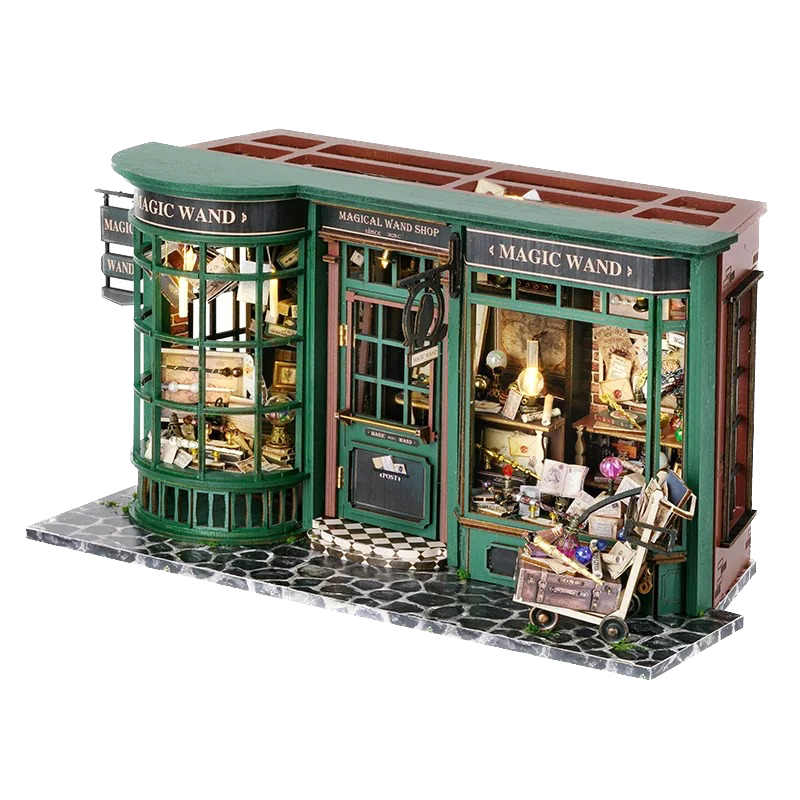 Magic Wand shop miniature dollhouse from Joyful Memo