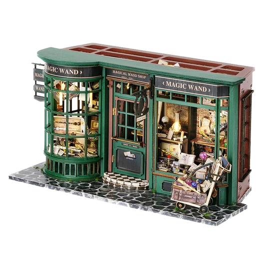 Magic Wand shop miniature dollhouse from Joyful Memo