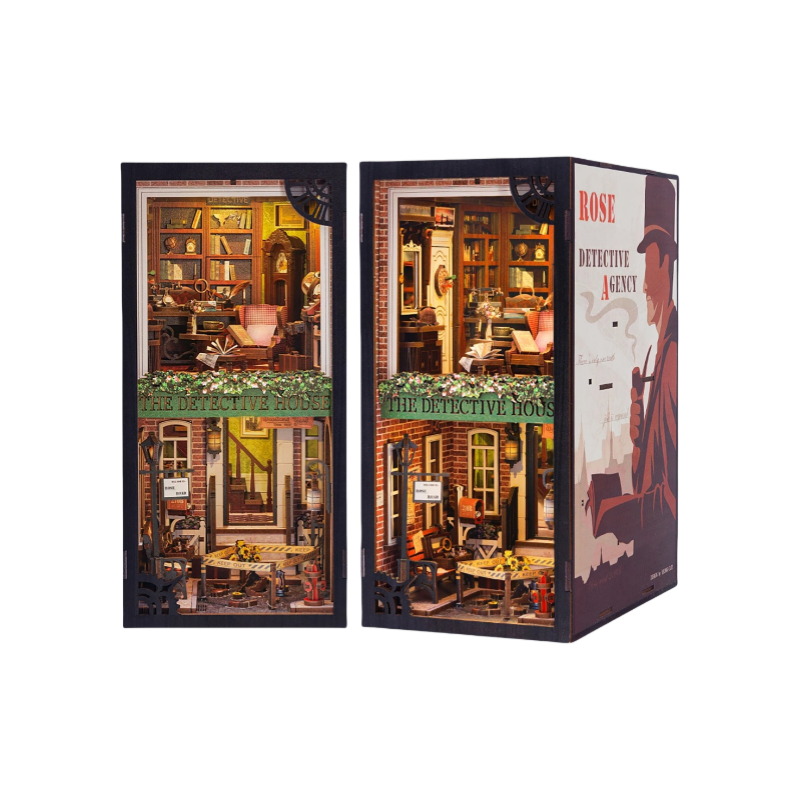rose detective agency miniature dollhouse from Joyful Memo