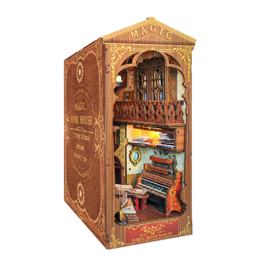 Magic book house miniature booknook from Joyful Memo