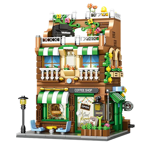 BrickCoffeeShop Puzzle build shop toy