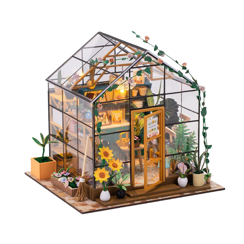jenny green miniature dollhouse from Joyful Memo
