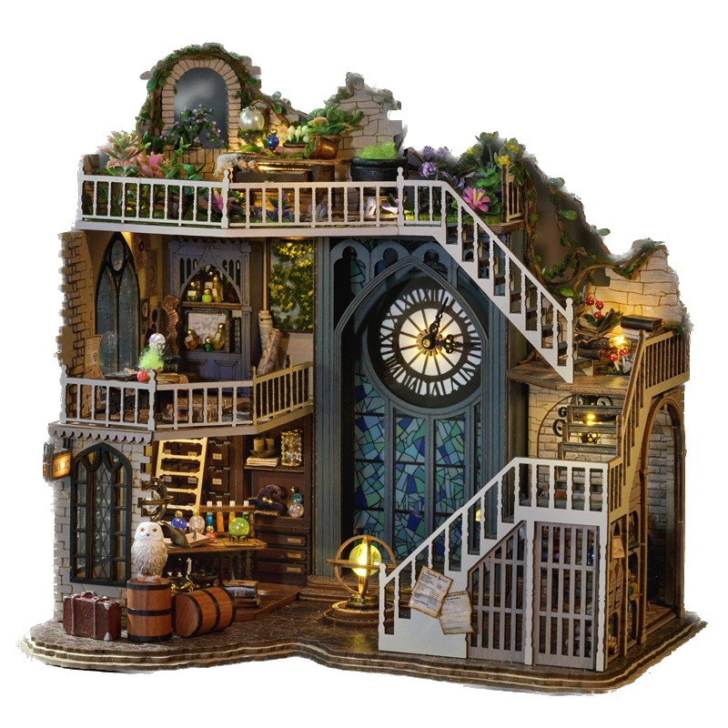 magic flower miniature dollhouse from Joyful Memo
