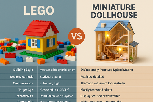 The Difference Between LEGO and Miniature Dollhouse: Which One Suits You Best?