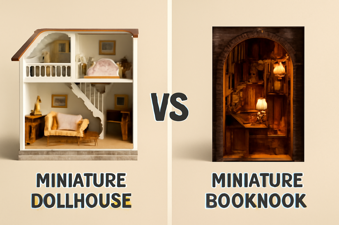 The Difference Between Miniature Dollhouse and Miniature Booknook