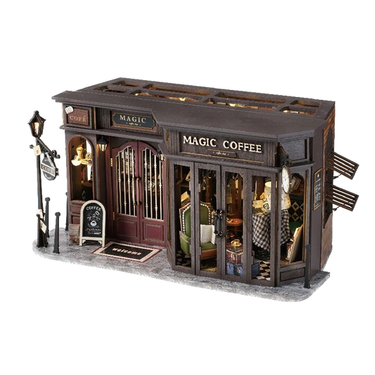 Magic coffee miniature dollhouse from Joyful Memo
