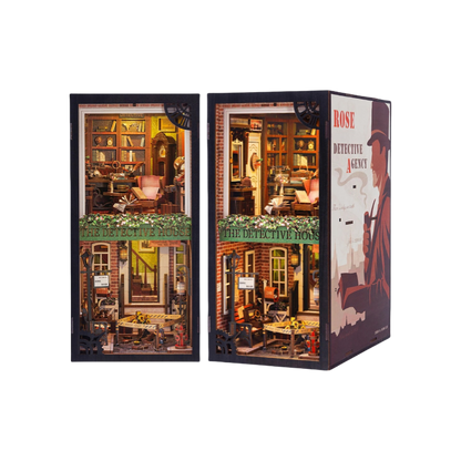 rose detective agency miniature dollhouse from Joyful Memo
