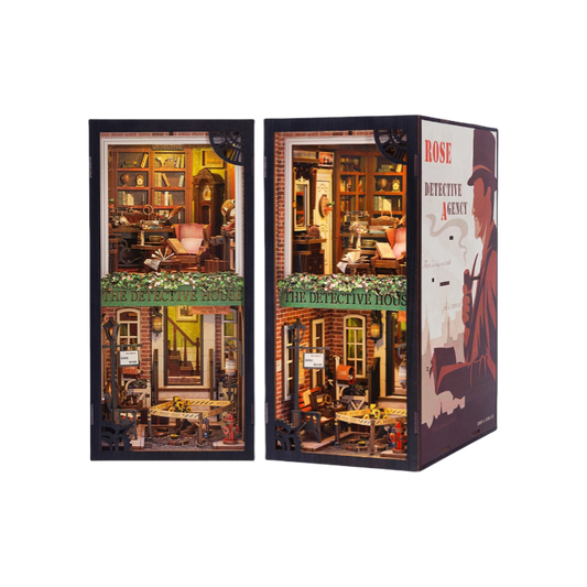 rose detective agency miniature dollhouse from Joyful Memo
