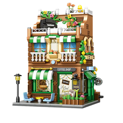 BrickCoffeeShop Puzzle build shop toy